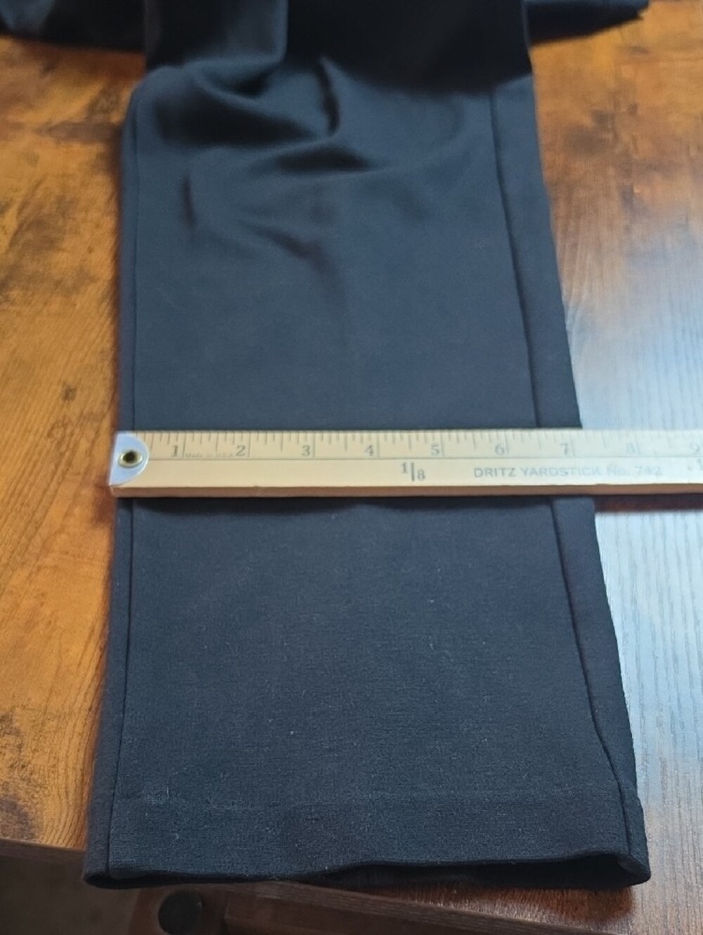 TALBOTS | Comfy Black Elastic Waist Pull On Stretch Tapered Lounge Pants | XL - Picture 8 of 8